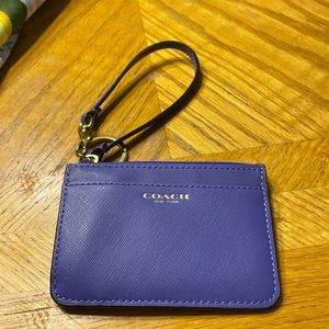 Coach ID wallet with key ring
